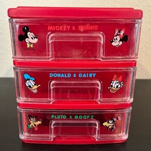 RARE VINTAGE DISNEY THAILAND Mickey & Friends Mini Storage